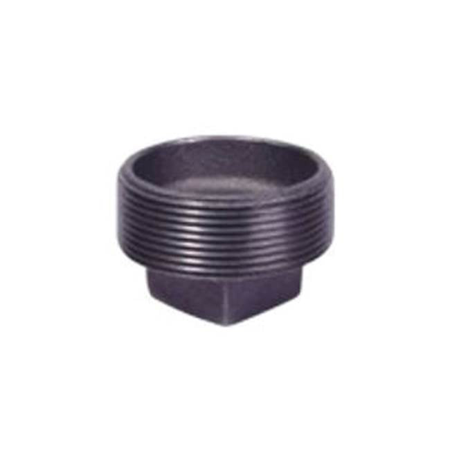 BMI USA Bmi Usa 35613 Malleable Iron Pipe Cap 5 Inch Black