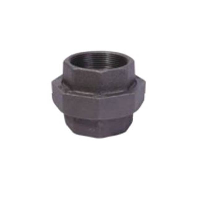 BMI USA Bmi Usa 35111 Black Malleable Iron Pipe Union 3 Inch