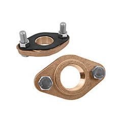 BMI USA Bmi Usa 6738 Brass Oval Flange Kit 1-1/2 Inch Lead Free