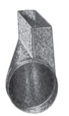 SEAL-TITE Seal-tite 1373R-041207 Right End Boot 4x12x6 in