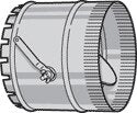 SEAL-TITE Seal-tite 173-06 Damper Collar 6 Inches with Damper