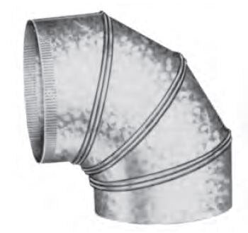 SEAL-TITE Seal-tite ELP-2606 Sheet Metal Elbow 6 in 26 Gauge