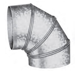 SEAL-TITE Seal-tite ELP-2605 90 Degree Duct Elbow 5 Inch 26 Gauge