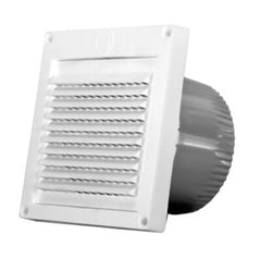 BUILDERS BEST Builders Best 10903 White Mini Louver 7 Inches