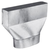 SEAL-TITE Seal-tite 4272-041006 Oval Straight Register Boot 4x10 to 6 in