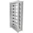 EWC CONTROLS Ewc Controls END-24X8 Motorized Zone Damper 24x8 in