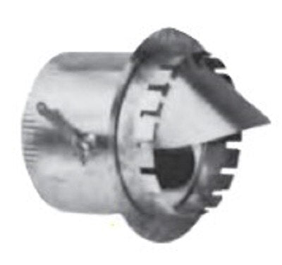 SEAL-TITE Seal-tite 1729-10 Spin-in Duct Collar 10 in Tab Mount Scoop Damper