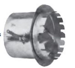 SEAL-TITE Seal-tite 1728-16 Spin-in Collar 16 in Tab Mount with Damper