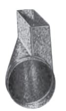 SEAL-TITE Seal-tite 1373R-021206 Right End Boot 2x12 Inch 6 in