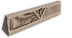RECTORSEAL Rectorseal 120SB Baseboard Supply Register 24 Inches Brown