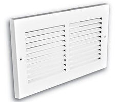RECTORSEAL Rectorseal 122RW14X6 Baseboard Return Grille 14x6 White Steel