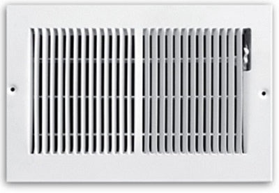 RECTORSEAL Rectorseal 123M-10X6 Baseboard Supply Register 10x6 White