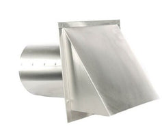 FAMCO Famco WVEBA4 Hooded Wall Vent with Screen 4 Inch Aluminum