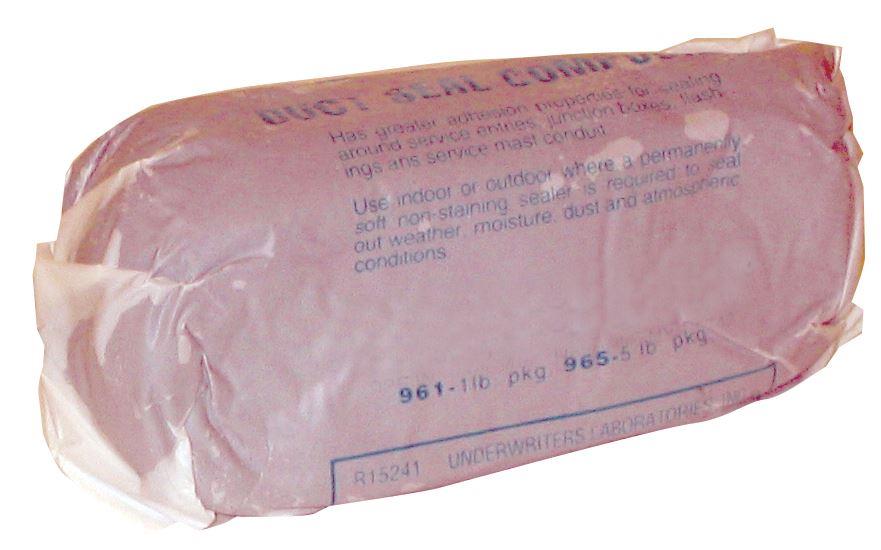 RECTORSEAL Rectorseal 93520 Duct Seal Compound 1 Pound Dark Gray
