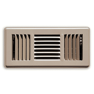 RECTORSEAL Rectorseal 153MB4X10 Floor Register 3-way Brown 4x10