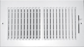 RECTORSEAL Rectorseal 102M10X4 Supply Register 10x4 White Damper