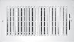RECTORSEAL Rectorseal 102M10X4 Supply Register 10x4 White Damper