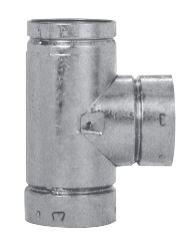 DURAVENT Duravent 03T B-vent Tee 3 Inches Double Wall