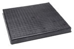 DIVERSITECH Diversitech P143-E5042 Equipment Pad 50x42x3 Inch Black Plastic