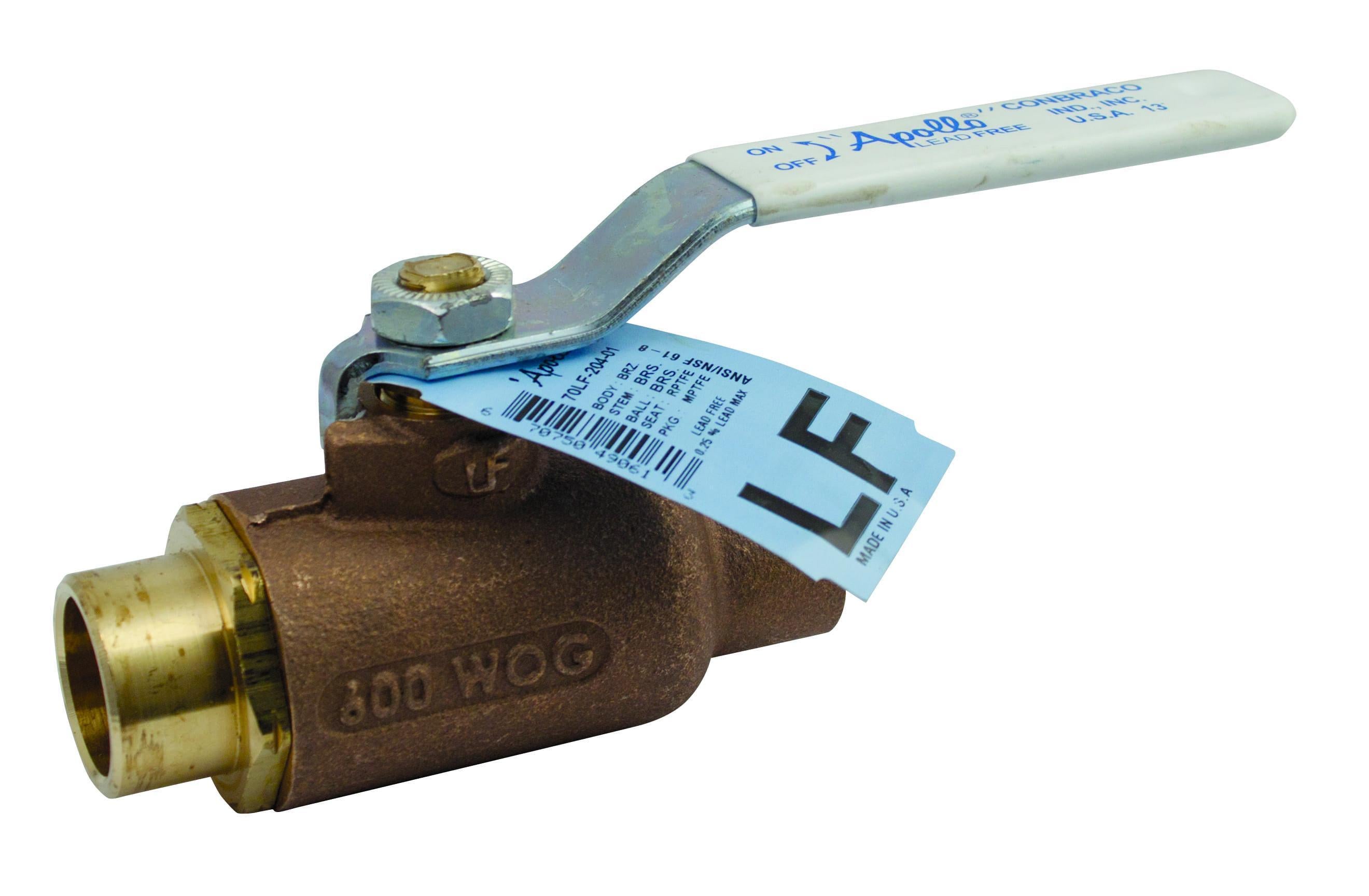 APOLLO VALVES Apollo Valves 70LF20427 70LF-200 2-piece Ball Valve 3/4 in Nominal
