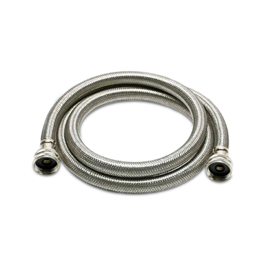 EVERFLOW Everflow 2574PR 48 inches S/S Braided Washing Machine Hose 3/4 inches Female X Female