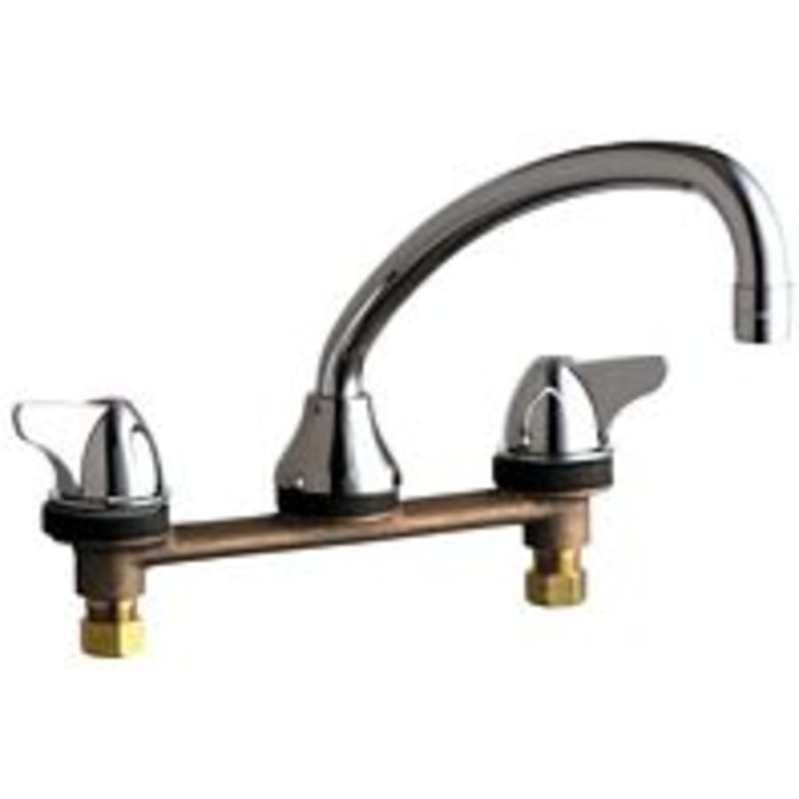 CHICAGO FAUCETS Chicago Faucets 1888-XKABCP Deck-mounted Manual Faucet 2.2 GPM 8 inches Centers