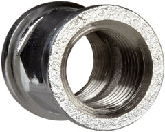 MERIT BRASS Merit Brass C111-04 Chrome Plated Brass Pipe Fitting Coupling 1/4 Inch NPT Female