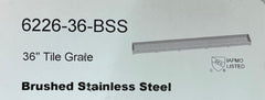 JACLO Jaclo 6226-36-BSS Tile-In Channel Drain Grate Only 36 Inch