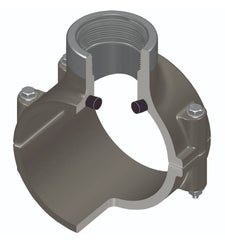 SPEARS Spears 867-417SR 4 x 1 pvc clamp saddle srfpt epdm zinc bolt