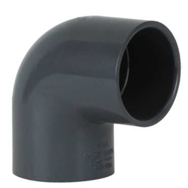 SPEARS Spears 806-012LSF PVC Long/Sweep 90 Ell Soc Sch80 1-1/4 Inch 90 Degree