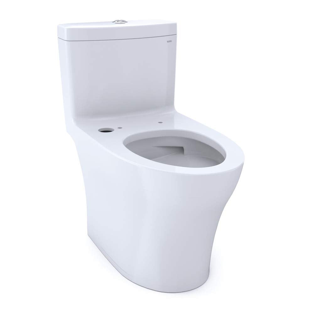 TOTO Toto CST646CEMFGAT40#01 Aquia IV elongated toilet 1.28 & 0.8 GPF 12in rough MS446124CEMG#01