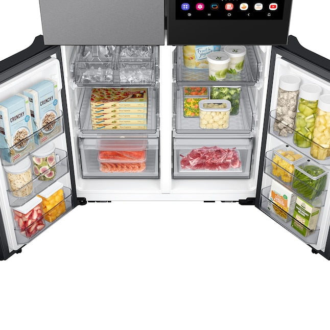 SAMSUNG Samsung rf23db9900qd 36 inch 23 cu.ft. bespoke ai counter depth 4-door flex refrigerator with family hub