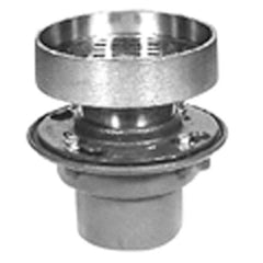 ZURN Zurn ZN415-4NH-5I cast iron floor drain with 4 inch no hub outlet 5 inch round adjustable polished nickel bronze top