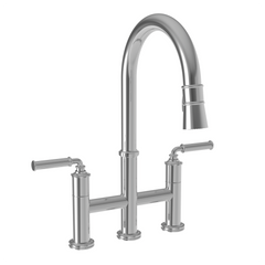 NEWPORT BRASS Newport Brass 2940-5463-26 Taft Kitchen Bridge Pull-Down Faucet 16 7/8 Inch