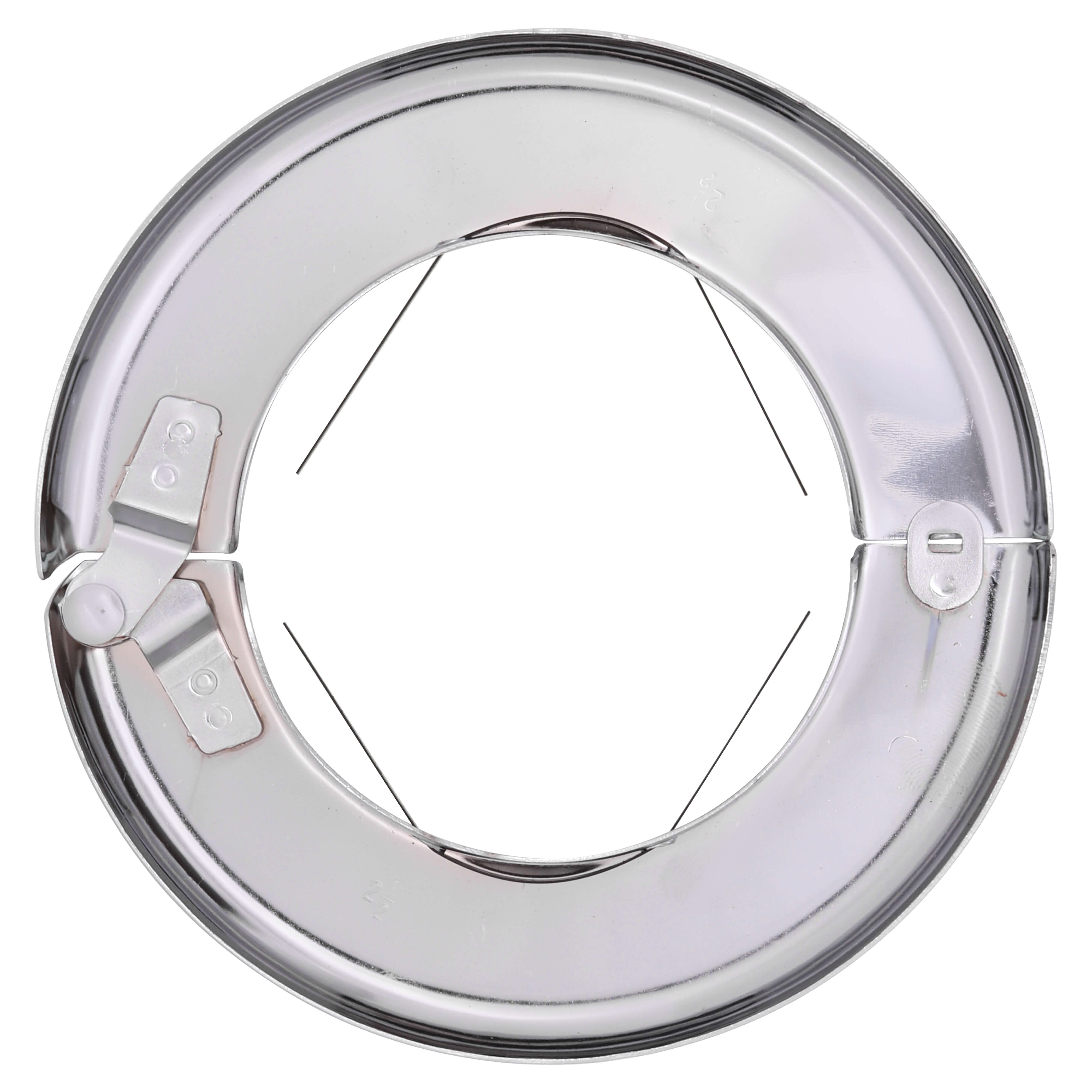 WAL-RICH Wal-Rich 1731018 3 inch CTS Floor & Ceiling Plate With Spring 3-1/8 inch OD 12 Pack
