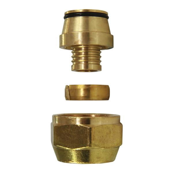 UPONOR Uponor A4050625 5/8 in. QS-style Compression Fitting Assembly for Commercial Manifold R25 Thread