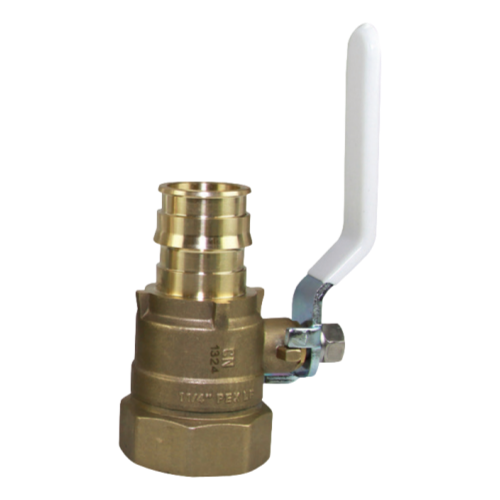 UPONOR Uponor LFT4905050SS ProPEX LF Brass Transition Ball Valve (full port) SS Ball and Stem 1/2 inches PEX x 1/2 inches FNPT