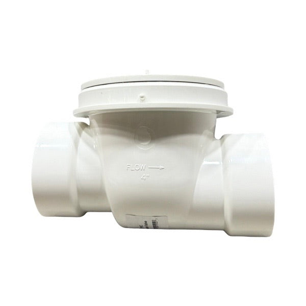 WAL-RICH Wal-Rich 0417406 4 Inch x 4 Inch PVC Backwater Valve