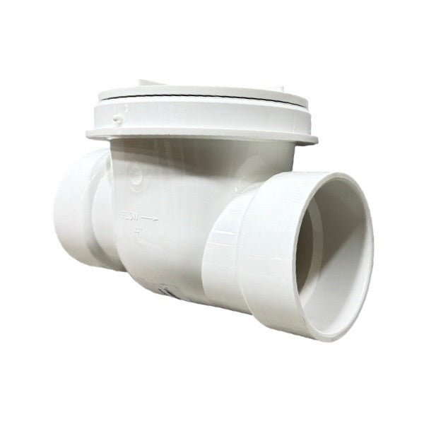 WAL-RICH Wal-Rich 0417406 4 Inch x 4 Inch PVC Backwater Valve