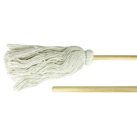 WEILER Weiler 75110 deck mop 1-piece industrial grade 16 oz #24 headband 4 ply