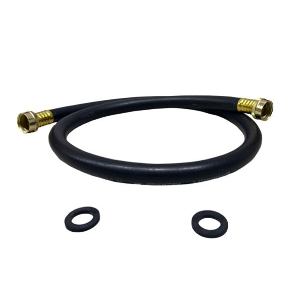 WAL-RICH Wal-Rich 0802504 heavy duty rubber washing machine inlet hose 4 feet