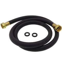 WAL-RICH Wal-Rich 0802505 5 foot heavy duty rubber washing machine inlet hose 1/2 inch ID 3/4 inch female replaces 27-13005
