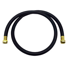 WAL-RICH Wal-Rich 0802505 5 foot heavy duty rubber washing machine inlet hose 1/2 inch ID 3/4 inch female replaces 27-13005