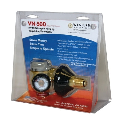 WESTERN ENTERPRISES Western Enterprises VN-250 Nitrogen Purging/Test Regulator 1/4 in SAE Male Flare Outlet