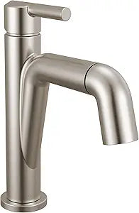 DELTA FAUCET Delta 15849LF-SSPD Nicoli Single Handle Pull-Down Bathroom Faucet 1.2 GPM