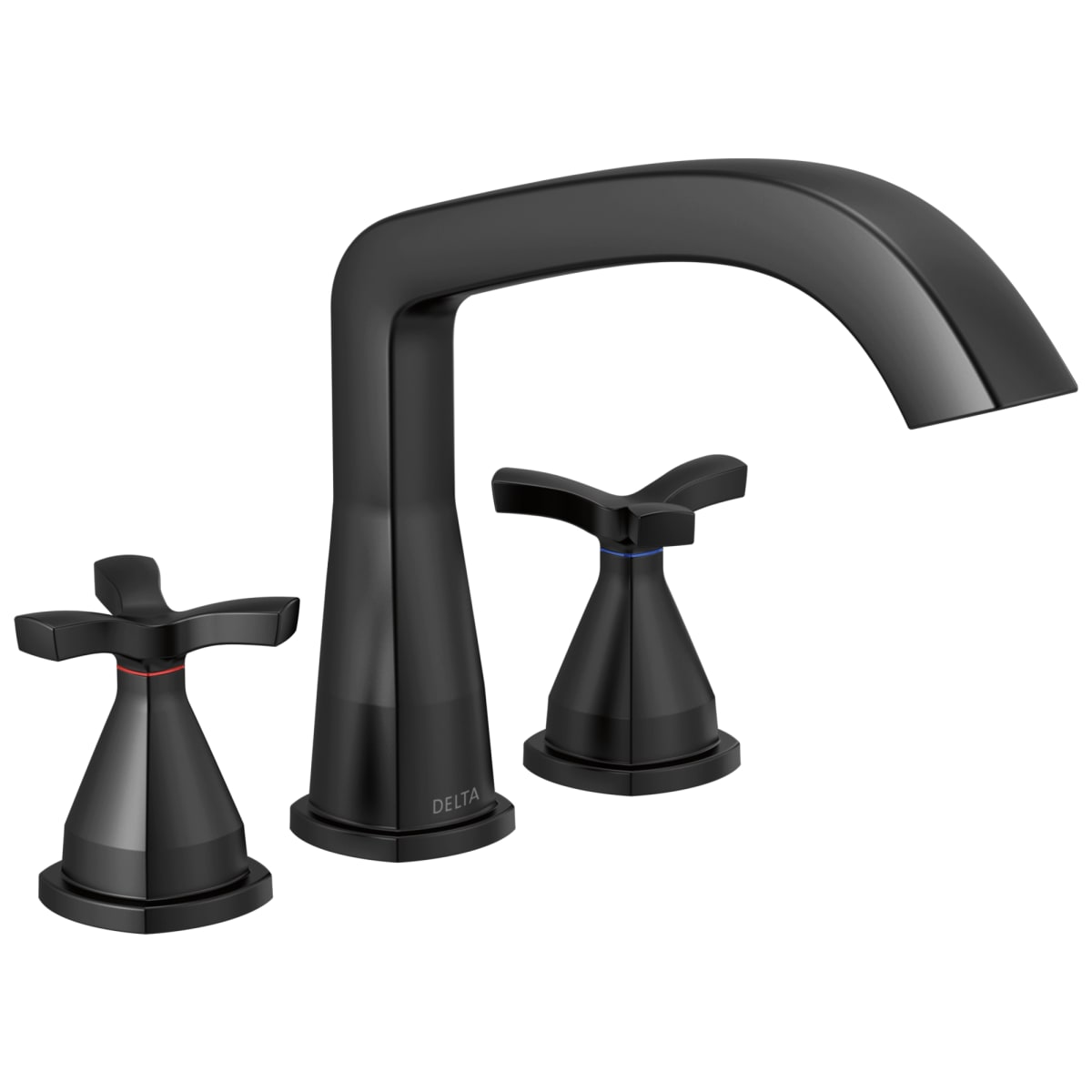 DELTA FAUCET Delta T27766-BL Stryke Three Hole Roman Tub Trim