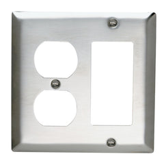 LEGRAND Legrand Pass & Seymour SS826 Stainless Steel 2-Gang Wall Plate