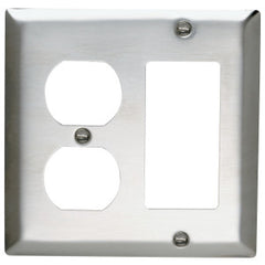LEGRAND Legrand Pass & Seymour SS826 Stainless Steel 2-Gang Wall Plate
