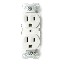 EATON Eaton CR15W Duplex Tamper-Resistant Receptacle 15A-125V NEMA 5-15R