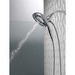 DELTA FAUCET Delta 58480-PR-PK Universal Showering Components: H2Okinetic® In2ition® 5-Setting Two-in-One Shower